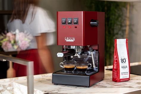 Gaggia Cafetera Semiautomática Classic Color Vibes Evo Pro Color Rojo