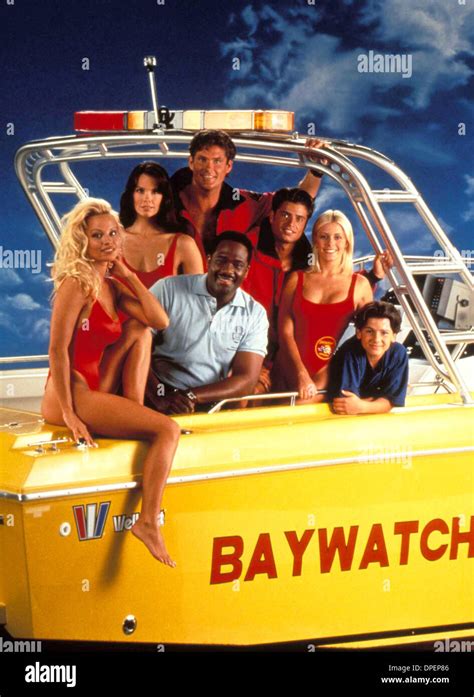 Baywatch cast pamela anderson hi-res stock photography and images - Alamy