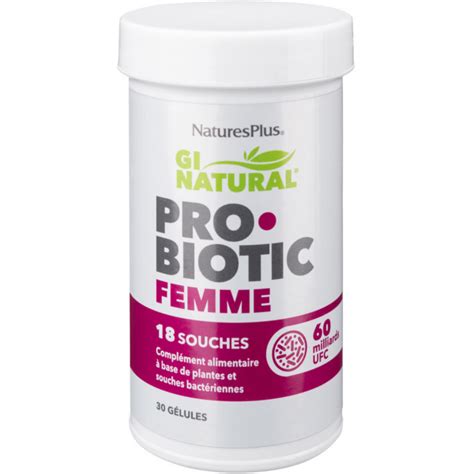 Natures Plus Gi Natural Probiotic Femme Gélules LaSante