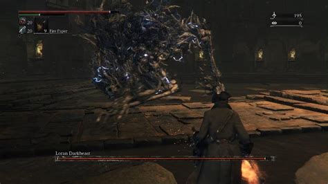 Bloodborne Loran Darkbeast Chalice Boss Fight YouTube