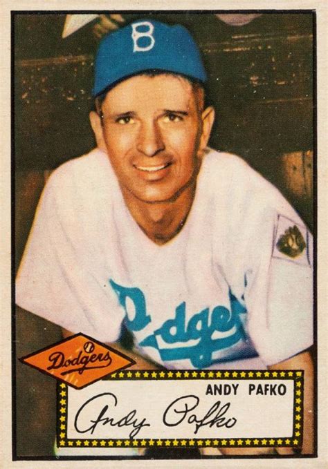 1952 Topps Andy Pafko 1 Baseball Vcp Price Guide