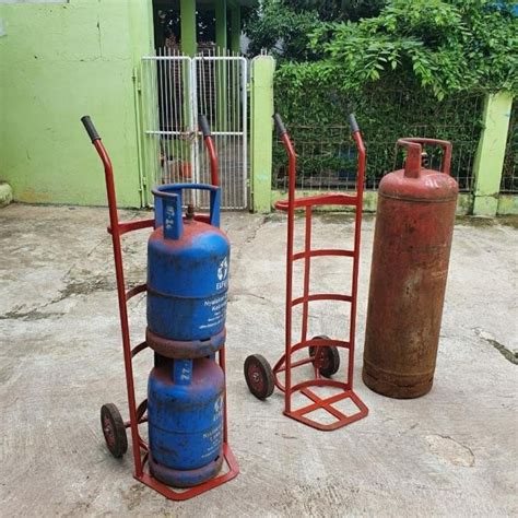 Jual Troli Angkut Tabung Gas 50Kg Lori Angkut Barang Trolley Lorry