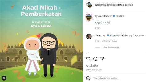 Fakta Pernikahan Beda Agama Staf Khusus Jokowi Ayu Kartika Dewi