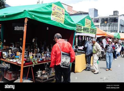 Mercado De Las Pulgas San Alejo Market In BOGOTA Department Of