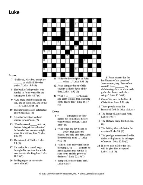 Printable Puzzles For 15 Year Olds - Printable Crossword Puzzles