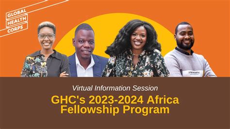 2023 2024 Africa Fellowship Program Information Session Youtube