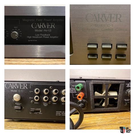 Carver Pm 15 High Headroom Magnetic Field Power Amplifier And Carver C 1