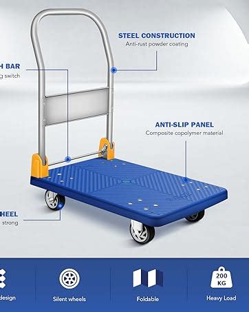 Yssoa Platform Truck With Lb Kg Weight Capacity And Degree