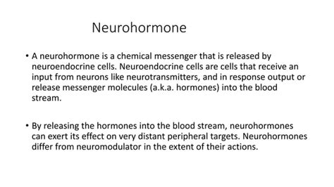 General Introduction Of Neuotransmitters Difference From Neuromodulators