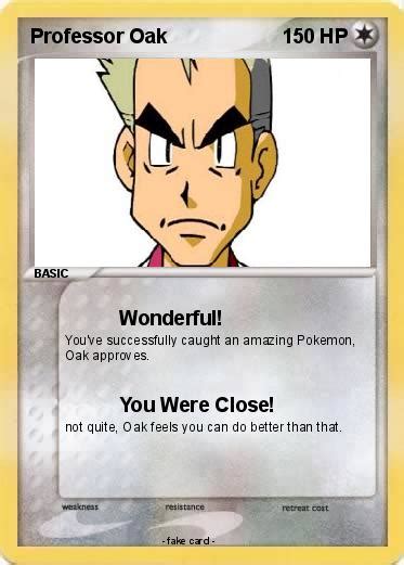 Pokémon Professor Oak 2 2 - Wonderful! - My Pokemon Card