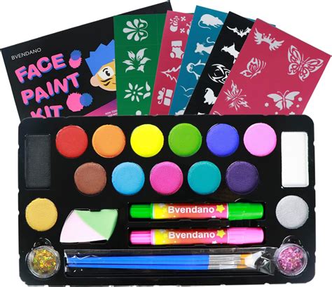 Face Painting Kit For Kids 15 Colors Non Toxic Water Based