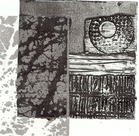 Creative Collagraph Prints With Gum Arabic Transfers