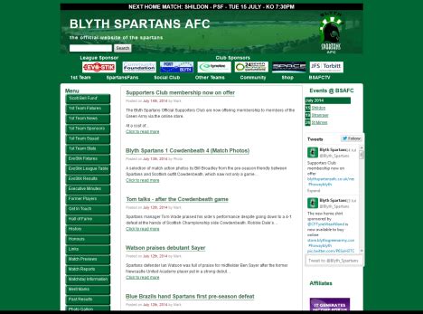 Blyth Spartans | Club Information | Football Web Pages