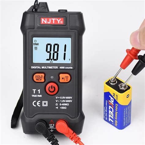 Mult Metro Inteligente Digital DIY DMM CA CC 600V 4000 Recuentos TRMS