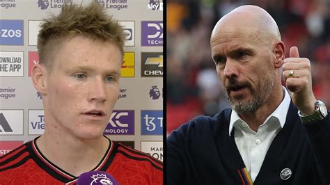 Scott Mctominay Jokingly Reveals What Erik Ten Hag Told Him Before Coming On To Win Man United