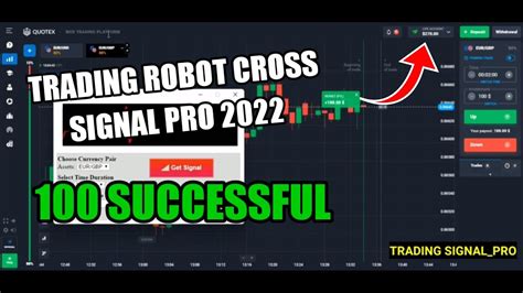 Trading Robot Cross Signal Pro 100 Successful In Quotex YouTube