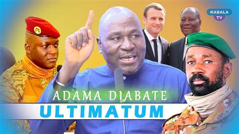 Adama Diabat Ultimatum Du Janvier Mali Cedeao Russie