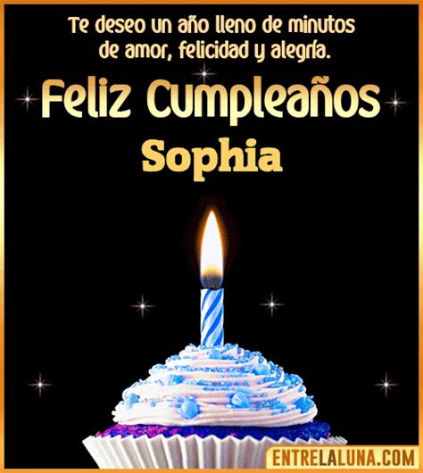 Feliz Cumpleaños Sophia Felicidades Sophia