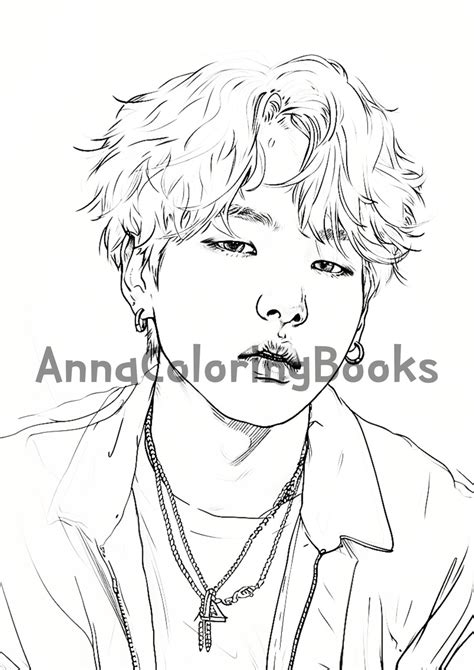 K Pop Coloring Book Bts Coloring Pages Bts Coloring Book Bangtan