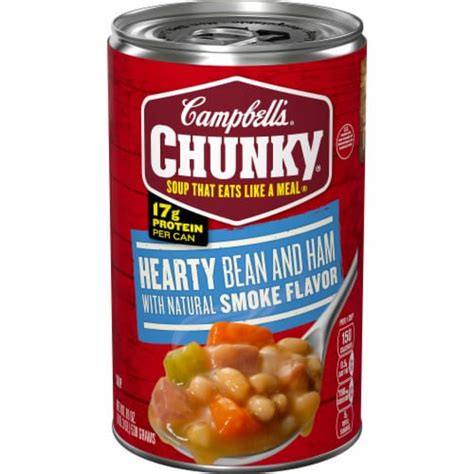 Campbells Chunky Hearty Bean Soup With Ham Oz Frys Food Stores