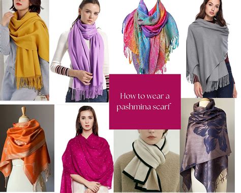 5 Ways To Wear A Pashmina Scarf