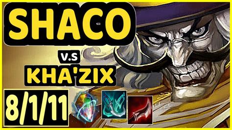 Chaseshaco Shaco Vs Kha Zix Kda Jungle Gameplay Na Ranked