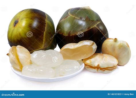 Toddy Palm or Sugar Palm Fruit Isolated on White Stock Photo - Image of ...