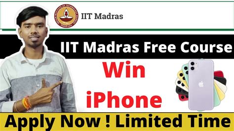 Iit Madras Free Course Certificate Win Iphone For Free Free Courses