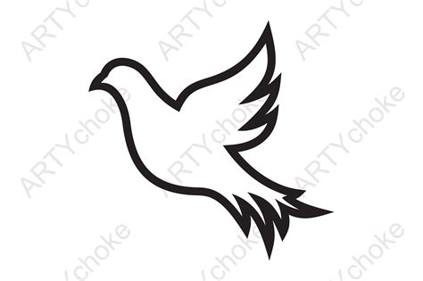 Dove Svg File Ready For Cricut Graphic By Artychokedesign · Creative