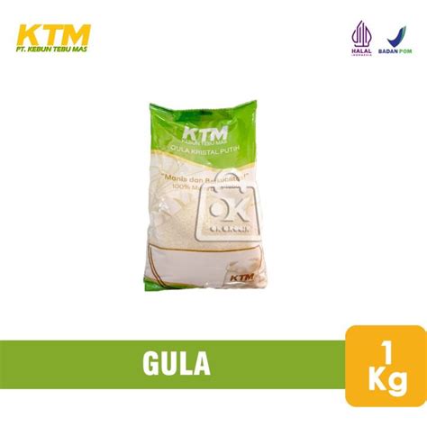 Kg Gula Pasir Ktm Kebun Tebu Mas Gula Kristal Putih Lazada