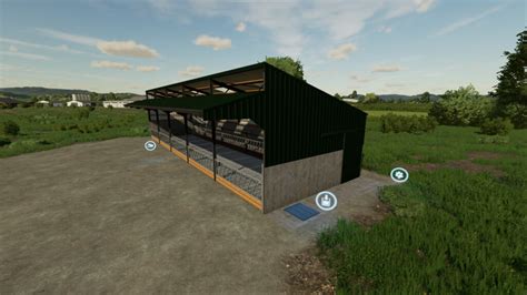 FS22 Five Bay Cow Shed v 1 0 Animal Pens Mod für Farming Simulator 22