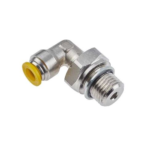 Parker Metric Metal Push To Connect Fitting Brass Silver 169PLP 12M