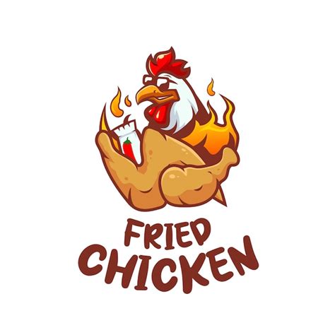 Premium Vector Hot Fried Chicken Logo Restaurant Fast Food