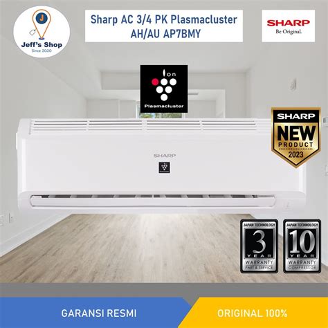 Jual Sharp Ac Pk Plasmacluster Ah Au Ap Bmy Shopee Indonesia