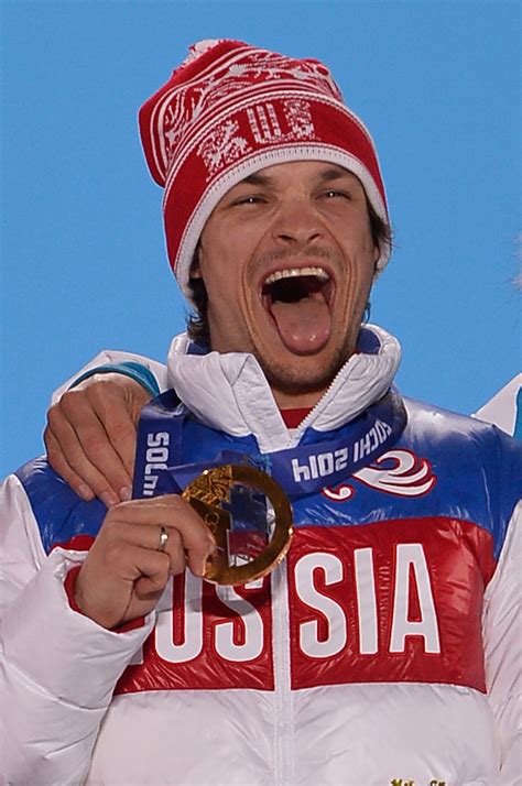 Gold Medalist Vic Wild Of Russia Celebrates During The Medal Ceremony