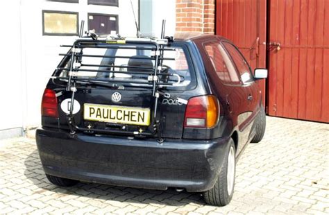 Fahrradträger für VW Polo III 6N1 Paulchen Heckträger ohne AHK