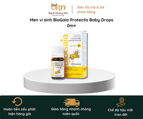 Men Vi Sinh Biogaia Protectis Baby Drop Bachkhangnhi