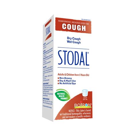 Boiron Stodal Adult Cough Syrup 200ml Finlandia Natural Pharmacy