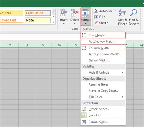 How To Change The Width Of All Columns Or Height Of All Rows In Excel