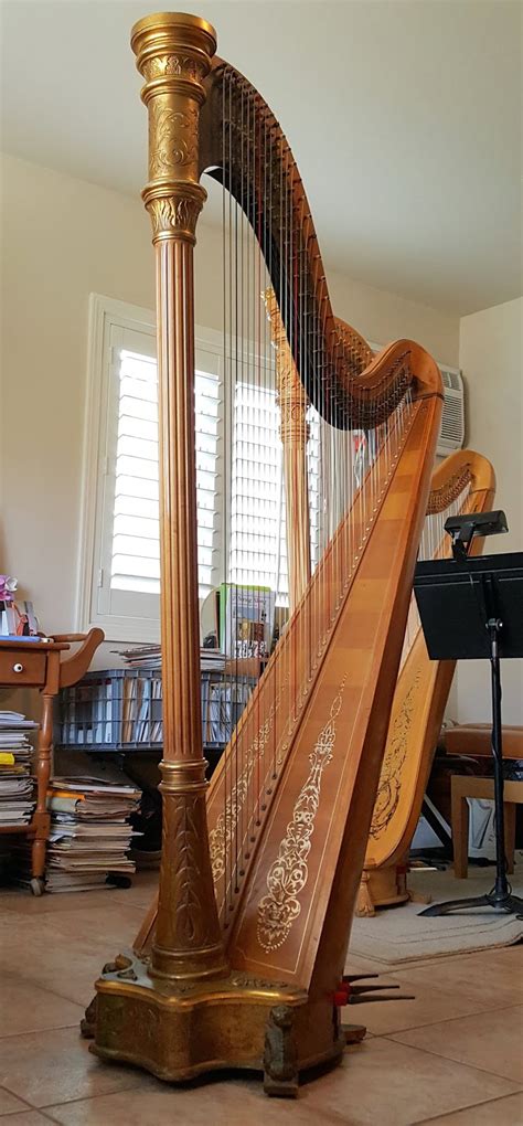 Harp In La Harp Info 2 Lyon And Healy Washburn Style J Pedal Harp 195