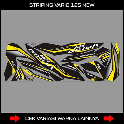 Jual STRIPIN STIKER HONDA VARIO 125 LED NEW GENERASI 2 2022 2023 GRAFIS