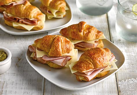 Ham & Cheese Filled Croissants – St Pierre USA