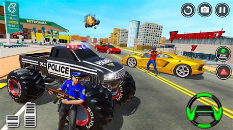 Police Monster Truck Car Games Mod Apk 2.0.57 New Version