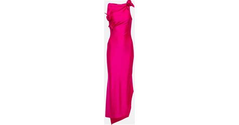 Coperni Embellished Cutout Maxi Dress In Pink Lyst