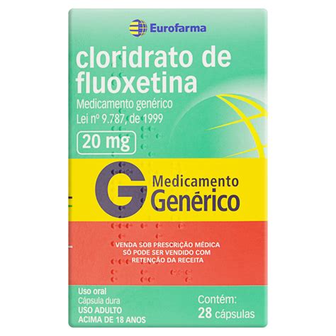 Qual O Valor Da Fluoxetina - CLORIDRATO DE FLUOXETINA 20MG EUROFARMA CAIXA 28 CÁPSULAS - GTIN/EAN ...