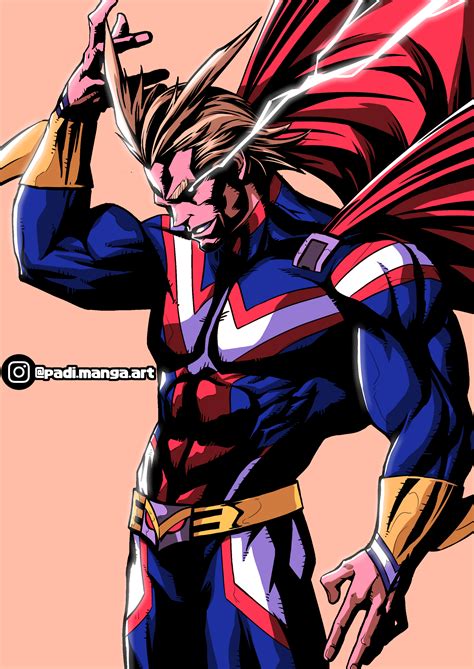 An Artwork I Made Of Allmight I Enjoyed Drawing This Guy R