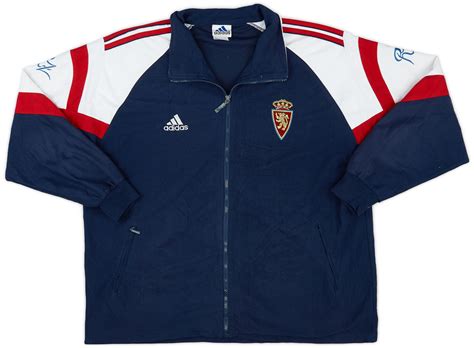 1997 98 Real Zaragoza Adidas Track Jacket 9 10 XXL