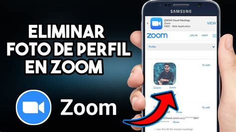 Cómo eliminar la imagen de perfil de la aplicación de Zoom Eliminar