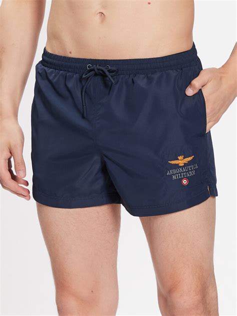 Aeronautica Militare Badeshorts Bw Ct Dunkelblau Regular Fit