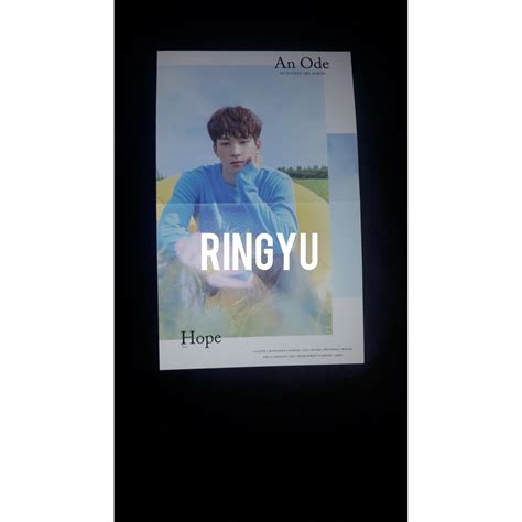 Jual Seventeen An Ode Folded Poster Wonwoo Hope Ver Booked Indonesia